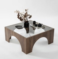 Măsuţă cafea Trendy Seine Walnut 80x80x35cm GTR000860 imaginea #2 — magazin online Desire.md