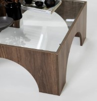 Măsuţă cafea Trendy Seine Walnut 80x80x35cm GTR000860 imaginea #3 — magazin online Desire.md