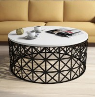 Măsuţă cafea Trendy Selin White/Black 90x38x90cm GTR000666