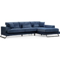 Canapea de colț Trendy Frido L3+Chl Navy Blue R 304x190x92cm GTR003552 imaginea #1 — magazin online Desire.md