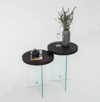 Журнальный столик Trendy Serenity Anthracit 51x35x35cm GTR000905 2pcs фото №2 — интернет-магазин Desire.md