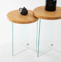 Măsuţă cafea Trendy Serenity Oak 51x35x35cm GTR000906 2pcs imaginea #2 — magazin online Desire.md