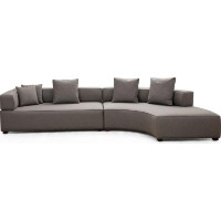 Угловой диван Trendy Gondol 1 L3-CHL Grey 180x105x70cm GTR003622 фото №4 — интернет-магазин Desire.md