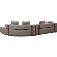 Угловой диван Trendy Gondol 1 L3-CHL Grey 180x105x70cm GTR003622 фото №6 — интернет-магазин Desire.md