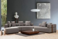 Canapea de colț Trendy Gondol 4 CHL-SOL-CHLSAG-3R Grey 360x300x70cm GTR003680