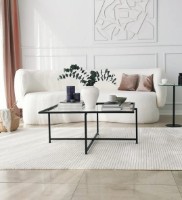 Журнальный столик Trendy Soarele S409 Black 85x85x35cm GTR000813