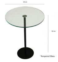 Măsuţă cafea Trendy Social Black 50x40x40cm GTR000755 imaginea #2 — magazin online Desire.md