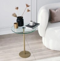 Măsuţă cafea Trendy Social Gold 50x40x40cm GTR000756 imaginea #2 — magazin online Desire.md