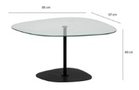 Журнальный столик Trendy Soho Black 85x67x40cm GTR000835 фото №4 — интернет-магазин Desire.md