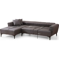 Canapea de colț Trendy Hamlet Dark Grey L 270x140x77cm GTR003327 imaginea #5 — magazin online Desire.md