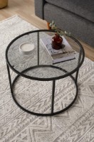 Măsuţă cafea Trendy Startis Black 60x43x60cm GTR006135