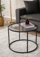 Măsuţă cafea Trendy Startis Black 60x43x60cm GTR006135 imaginea #2 — magazin online Desire.md