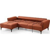 Canapea de colț Trendy Hamlet Red Tile L 270x140x77cm GTR003330 imaginea #5 — magazin online Desire.md