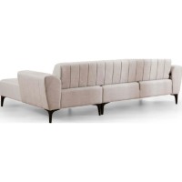 Угловой диван Trendy Hamlet Ecru R 270x140x77cm GTR003383 фото №5 — интернет-магазин Desire.md