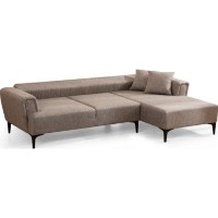 Canapea de colț Trendy Hamlet Light Brown R 270x140x77cm GTR003381 imaginea #5 — magazin online Desire.md