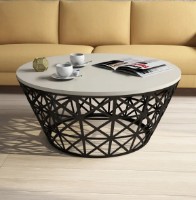 Măsuţă cafea Trendy Stil Cream/Black 90x38x90cm GTR000681 imaginea #1 — magazin online Desire.md
