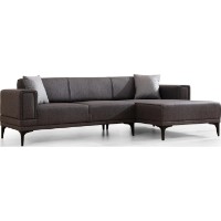 Угловой диван Trendy Horizon Dark Grey R 250x140x77cm GTR003377 фото №6 — интернет-магазин Desire.md