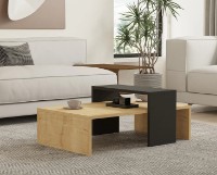 Журнальный столик Trendy Stil Sapphire Oak/Anthracit 80x31.8x50cm GTR000923 фото №4 — интернет-магазин Desire.md