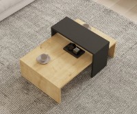 Журнальный столик Trendy Stil Sapphire Oak/Anthracit 80x31.8x50cm GTR000923 фото №2 — интернет-магазин Desire.md