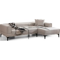 Canapea de colț Trendy Horizon Ecru R 250x140x77cm GTR003378 imaginea #9 — magazin online Desire.md