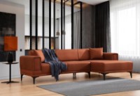 Canapea de colț Trendy Horizon Tile Red R 250x140x77cm GTR003380