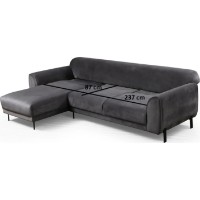 Угловой диван Trendy Image Chl-3R Anthracit L 287x169x85cm GTR003342 фото №6 — интернет-магазин Desire.md