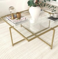 Măsuţă cafea Trendy Sun S411 Gold 85x85x35cm GTR000814 imaginea #3 — magazin online Desire.md