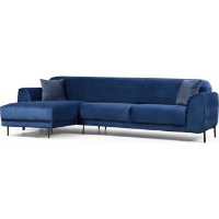 Угловой диван Trendy Image Chl-3R Navy Blue L 287x169x85cm GTR003345 фото №4 — интернет-магазин Desire.md