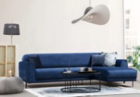 Угловой диван Trendy Imagine L3-Chl Navy Blue R 287x169x85cm GTR003399