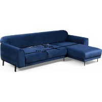 Угловой диван Trendy Imagine L3-Chl Navy Blue R 287x169x85cm GTR003399 фото №6 — интернет-магазин Desire.md