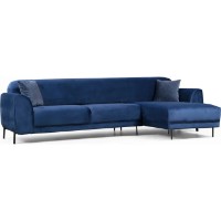 Угловой диван Trendy Imagine L3-Chl Navy Blue R 287x169x85cm GTR003399 фото №9 — интернет-магазин Desire.md