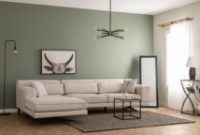 Угловой диван Trendy Jivago Chl-2R Beige L 308x198x78cm GTR003478