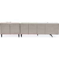Угловой диван Trendy Jivago L2-Chl Beige R 308x198x78cm GTR003556 фото №5 — интернет-магазин Desire.md