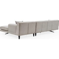 Угловой диван Trendy Jivago L2-Chl Beige R 308x198x78cm GTR003556 фото №8 — интернет-магазин Desire.md