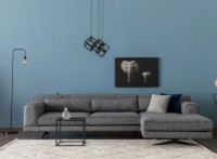 Угловой диван Trendy Jivago L2-Chl Grey R 308x198x78cm GTR003557 фото №2 — интернет-магазин Desire.md