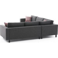 Угловой диван Trendy Kale Anthracit 258x258x83cm GTR003692 фото №5 — интернет-магазин Desire.md