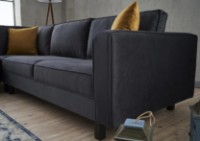 Угловой диван Trendy Kale Anthracit 258x258x83cm GTR003695 фото №2 — интернет-магазин Desire.md