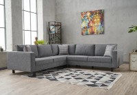 Canapea de colț Trendy Kale Grey 258x258x83cm GTR003694