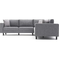 Canapea de colț Trendy Kale Grey 258x258x83cm GTR003694 imaginea #5 — magazin online Desire.md