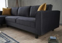 Canapea de colț Trendy Kale Anthracit L 258x187x83cm GTR003518 imaginea #3 — magazin online Desire.md