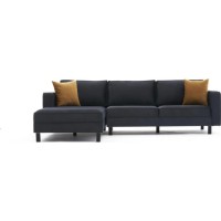 Canapea de colț Trendy Kale Anthracit L 258x187x83cm GTR003518 imaginea #5 — magazin online Desire.md