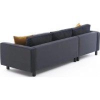 Canapea de colț Trendy Kale Anthracit L 258x187x83cm GTR003518 imaginea #6 — magazin online Desire.md