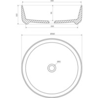 Lavoar Omnires Tulsa TULSA355BP imaginea #4 — magazin online Desire.md