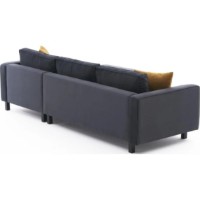 Canapea de colț Trendy Kale Anthracit R 258x187x83cm GTR003592 imaginea #5 — magazin online Desire.md