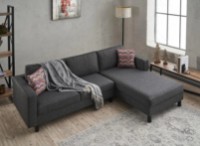 Canapea de colț Trendy Kale Linen Anthracit R 258x187x83cm GTR003589 imaginea #2 — magazin online Desire.md