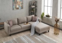 Угловой диван Trendy Kale Linen Cream R 258x187x83cm GTR003590 фото №2 — интернет-магазин Desire.md