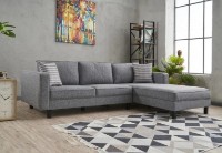 Угловой диван Trendy Kale Linen Grey R 258x187x83cm GTR003591