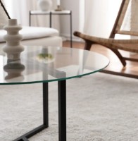 Măsuţă cafea Trendy Trio S402 Black 75x75x42cm GTR000800 imaginea #2 — magazin online Desire.md