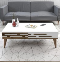 Журнальный столик Trendy Valensiya Walnut/White 105x34.6x60cm GTR000605 фото №2 — интернет-магазин Desire.md