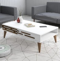 Журнальный столик Trendy Valensiya White/Walnut 105x34.6x60cm GTR000607